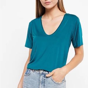 Express Silky Slimming Tee NWT